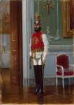 Bunin Narkiz Nikolayevich Sentinel of the Life-Guard Horse Regiment in the Winter Palace  - Hermitage